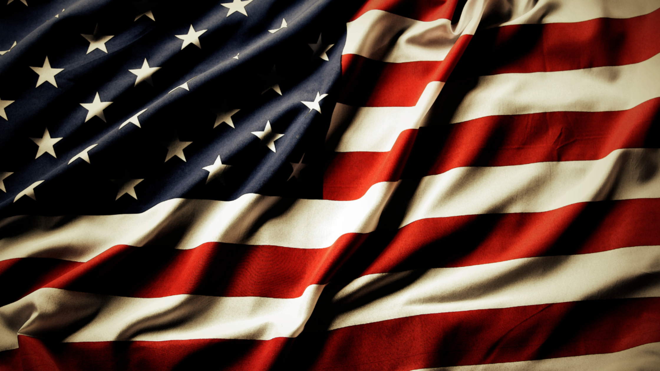 US Flag Footer Element 1